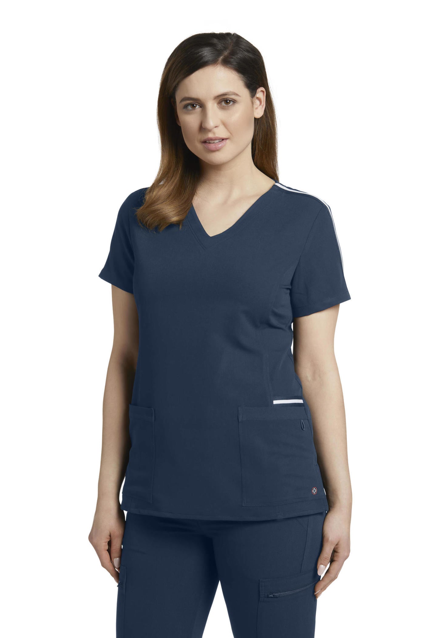 754 V-Tess Women's Scrub Top with Contrast Detail *While Quantities Last*